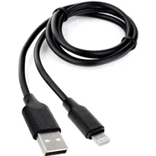 Кабель Cablexpert USB Type-A - Lightning CCB-USB-AMAPO2-1MB (1 м, черный)