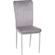 Стул Mio Tesoro Луи DC-060A (G062-37 серый/белый)