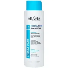 ARAVIA Professional Шампунь увлажняющий для восстановления сухих, обезвоженных волос Hydra Pure Shampoo, 420 мл