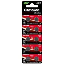 Батарейка Camelion АG8-BP10 Mercury Free 12816