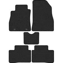 Комплект ковриков для авто Alicosta Nissan Juke (suv / YF15) 2011 - 2020 (черный, ромб)