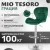 Стул Mio Tesoro Грация BS-035 (G062-18 изумрудно-зеленый)