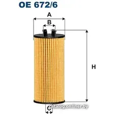 Масляный фильтр Filtron OE672/6