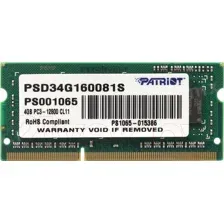 Оперативная память DDR3 Patriot PSD34G160081S