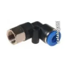 Фитинг RockForce Фитинг угловой для пласт. труб 6 мм 1/4" RF-SPLF06-02