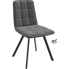 Стул МамаДома ROM D-R 360, b28 antracite lux\черный