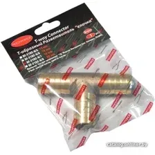 Фитинг RockForce Разветвитель T-образный елочка 20 мм RF-E102-6/8
