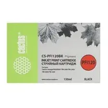 Картридж Cactus CS-PFI120BK черный