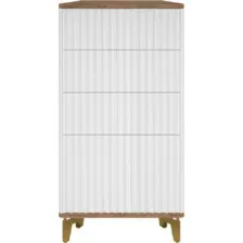 Комод Shtabe Royal 5073 эко (дуб веллингтон/золото)