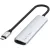 Док-станция Satechi 4-in-1 USB-C Slim Multiport Adapter 4K ST-P4SS (серебристый)