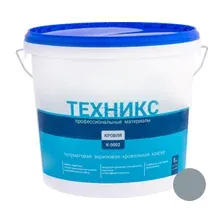 Краска акриловая ТЕХНИКС К-5002 Для кровли серая 5 кг