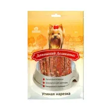 Лакомство для собак Домашний деликатес Утиная нарезка (85г)