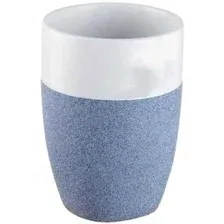 Стакан для зубной щетки и пасты Bisk Stone 06307 (голубой)