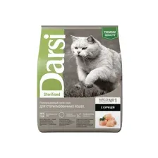 Корм сухой Darsi Sterilised для стерилизованных кошек с курицей 1,8кг