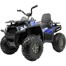 Детский квадроцикл RiverToys H999HH (синий Spider)