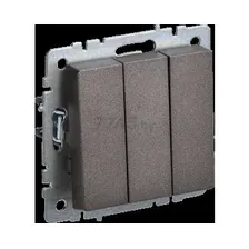 Выключатель IEK Brite BR-V30-0-10-K45 (темная бронза)