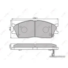 Тормозные колодки LynxAuto BD4403