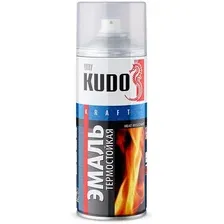 Эмаль Kudo Термостойкая 0.52 л (черный)