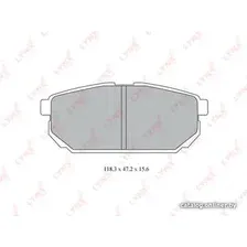Тормозные колодки LynxAuto BD4413