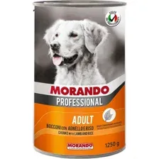 Консерва Morando Professional, для собак всех пород, с ягнёнком и рисом, 1250 г