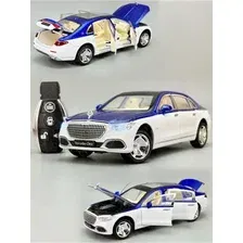 Металлическая модель Mercedes-Maybach S680 (масштаб 1:24) с функцией управления от брелка