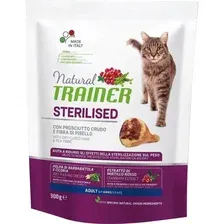 Корм для кошек Trainer Natural, Sterilised Adult, сыровяленая ветчина, 300 г