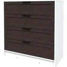 Комод Интерлиния Концепт Тренд КТ-К100 (белый платинум/дуб английский)