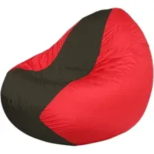 Кресло-мешок Flagman Classic K2.1-135 (черный/красный)