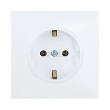 Розетка скрытая с заземлением LEZARD Zima ПБТ белый (704-0288-122BQC)