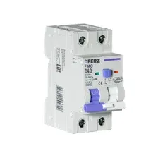 Дифференциальный автомат Dr.Ferz FMO-EM-1P+N 40A 30mA 10kA A C 2M 22100289FERZ