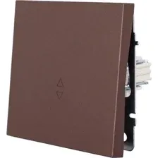 Выключатель проходной Lezard Zima 704-7388-105QC (шоколад)