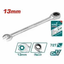 Ключ комбинированный с трещоткой 13мм, TOTAL TCSPAR131