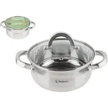 Кастрюля из нержавеющей стали, 1,8 л., 18x8,5 см., STARCOOK, PERFECTO LINEA