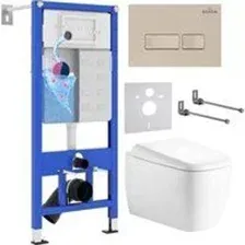Унитаз с инсталляцией 6 в 1 Roxen StounFix Dual Fresh 968504