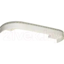 Карниз для штор LEGRAND Галант Neo Флора 1.6 / 48066713 (белый глянец)