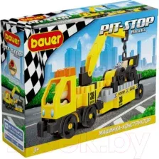 Конструктор Bauer Pit Stop 816 С эвакуатором и гоночной машиной