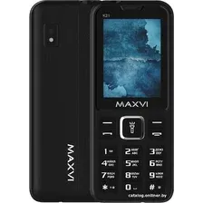 Кнопочный телефон Maxvi K21 (черный)