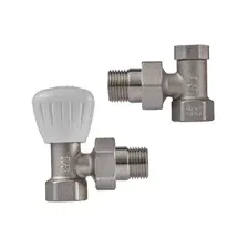 Комплект кранов для радиаторов 1/2" угловой ROYAL THERMO
