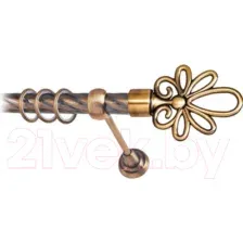 Карниз для штор Lm Decor Астра 170 1р витой (антик, 4м)