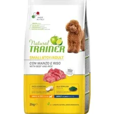Корм для собак Trainer Natural, Adult Mini, говядина/рис, 2 кг