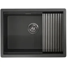 Кухонная мойка Granula KS-6045U (черный матовый)