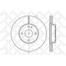 Тормозной диск STELLOX 6020-3230V-SX вентилируемый , передняя ось
