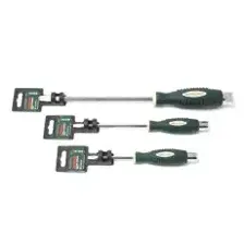 RockFORCE - Отвертка шлицевая силовая магнитная "Profi" S2 SL5.5х125мм / RF-70255125