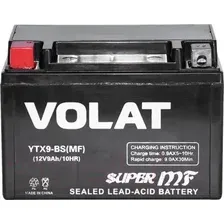 Мотоаккумулятор VOLAT YTX9-BS MF L+ (9 А/ч)