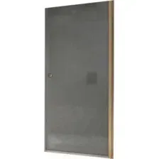 Душевая дверь MaybahGlass 90x198 / MGD-813-2 (графитовое матовое стекло/бронзовый)