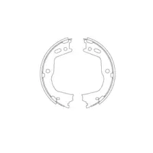 Тормозные колодки барабанные TRW GS8803
