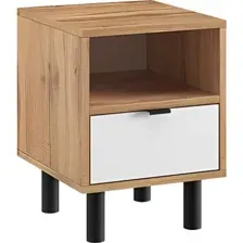 Тумба ЭлиГард Mone 1S1N (дуб вотан/белый)