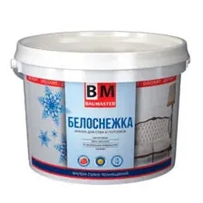 Краска "BAUMASTER" Белоснежная для стен и потолков, 7 кг