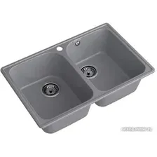 Мойка кухонная GranFest Quarz GF-Z15 (черный)