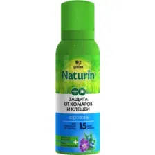 Аэрозоль от насекомых Gardex Naturin N002  от комаров и клещей (100мл)